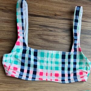Gingham Aerie Bikini Top